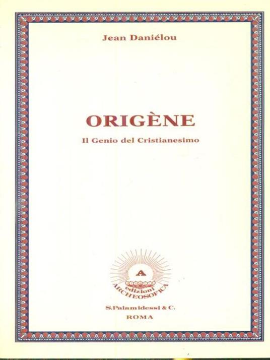 Origene - Jean Daniélou - copertina