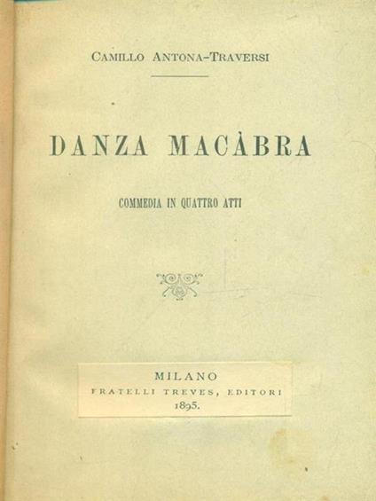 Danza macabra - Camillo Antona Traversi - copertina