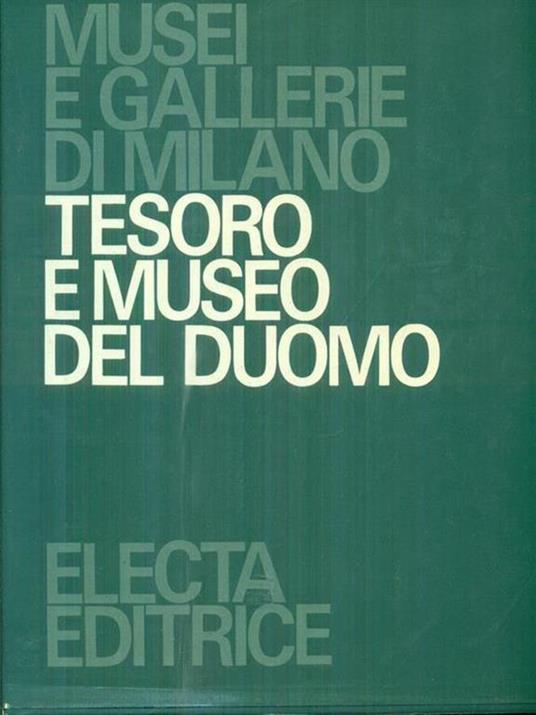 Tesoro e museo del Duomo 2vv - copertina