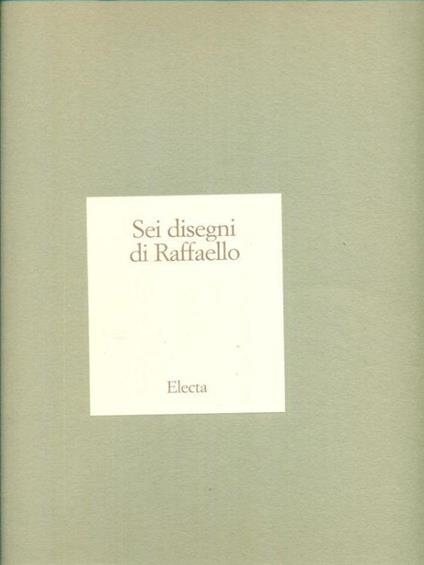 Sei disegni di Raffaello - copertina