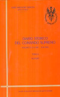 Diario storico del comando supremo vol.IV tomo II