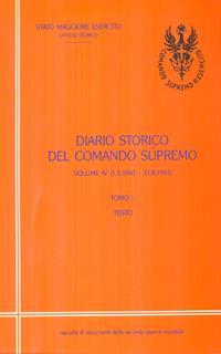 Diario storico del comando supremo vol.IV tomo I