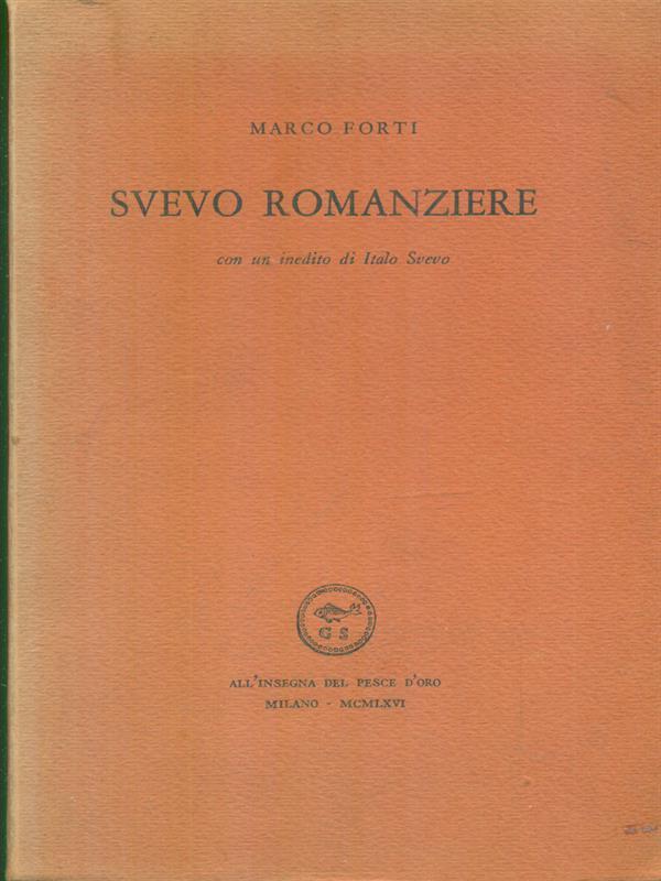 Svevo romanziere