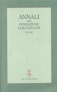 Annali della Fondazione Luigi Einaudi XLI-2007