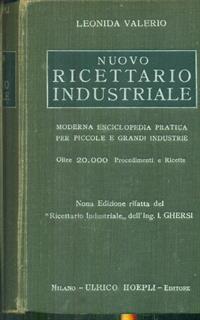 Nuovo ricettario industriale