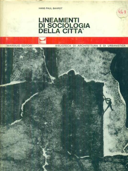 Lineamenti di sociologia della citta' - copertina