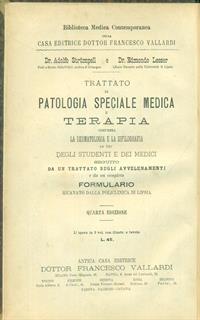 Trattato di patologia e terapia medica 3vv