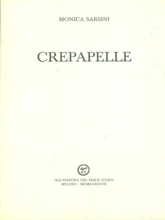 Crepapelle - Monica Sarsini - copertina