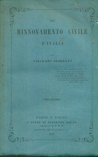 Del rinnovamento civile d'Italia 2vv