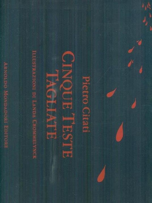 Cinque teste tagliate - Pietro Citati - copertina