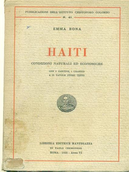 Haiti - Emma Bona - copertina
