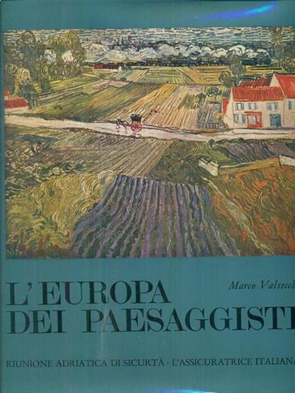 L' Europa dei paesaggisti - Marco Valsecchi - copertina