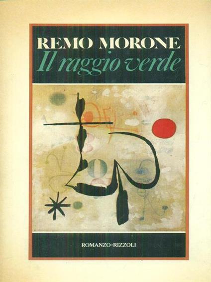 Il raggio verde - Remo Morone - copertina