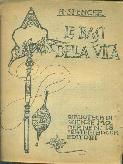 Le basi della vita - H. Spencer - copertina