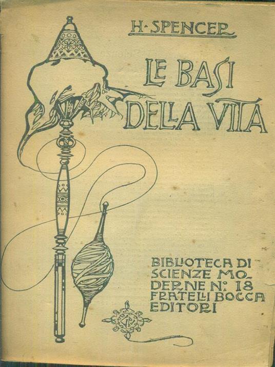 Le basi della vita - H. Spencer - copertina