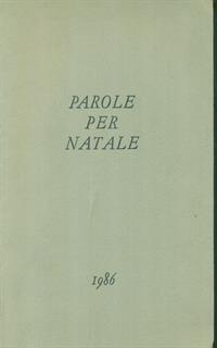 Parole per Natale 1986 - I poveri Re Magi di Lier