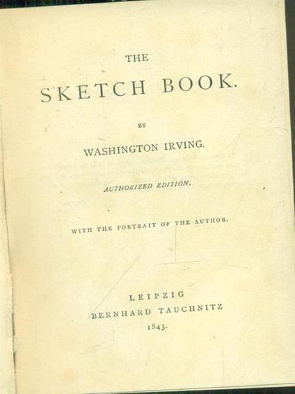The Sketch Book - Washington Irving - copertina