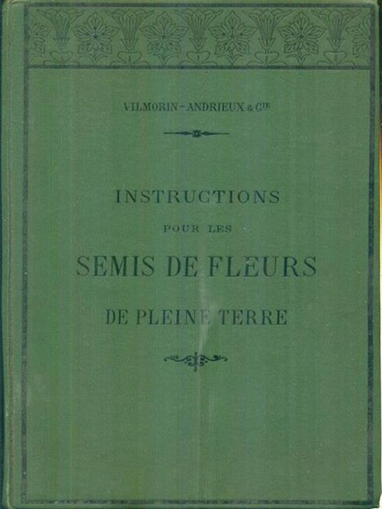 Instructions pour les semis de fleures en plein terre - copertina