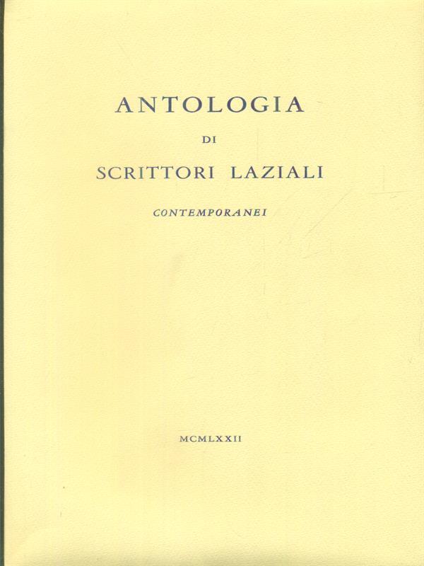 Antologia di scrittori laziali contemporanei