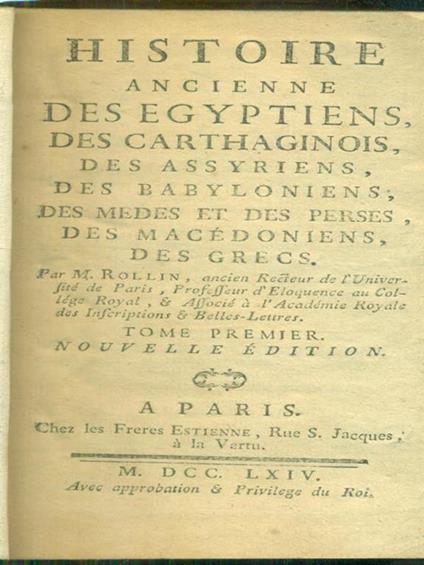 Oeuvres 65 vv - M. Rollin - copertina