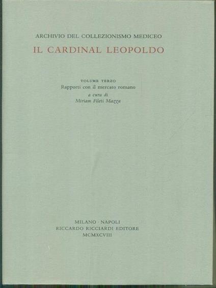 Il cardinal Leopoldo 5vv - copertina