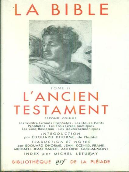 La Bible - L'ancien testament tome II - copertina