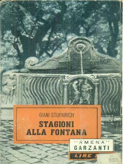 Stagioni alla fontana - Giani Stuparich - copertina