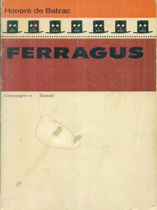 Ferragus - Honoré de Balzac - copertina