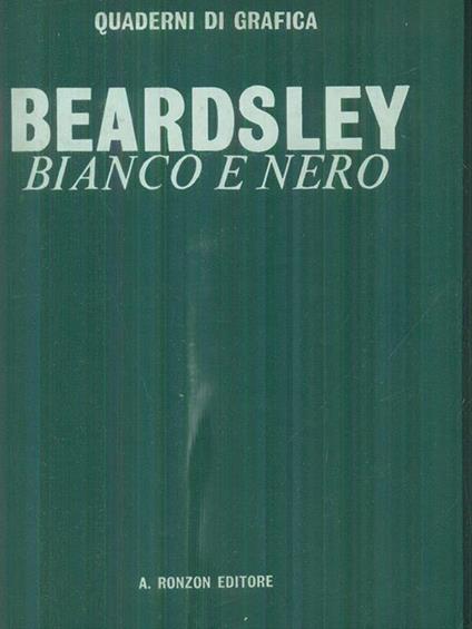 Bianco e nero - Aubrey Beardsley - copertina