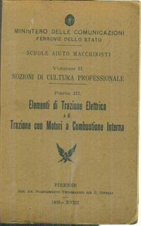Elementi di trazione elettrica e di trazione con motori a combustione interna