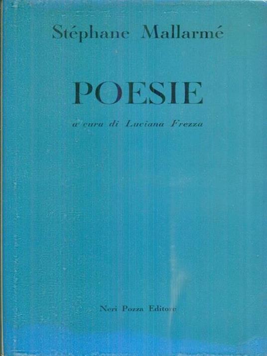 Poesie - Stéphane Mallarmé - copertina