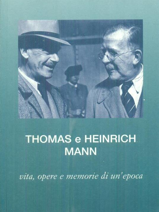 Thomas e Heinrich Mann - copertina