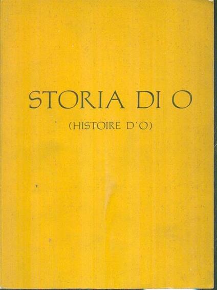 Storia di O - copertina