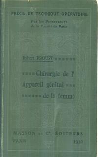 Chirurgie de l'appareil genital de la femme