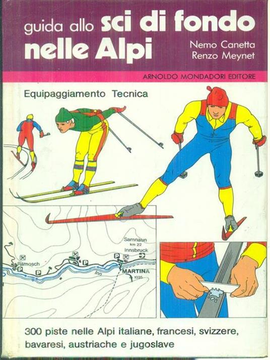 Guida allo sci di fondo nelle Alpi - Nemo Canetta - copertina