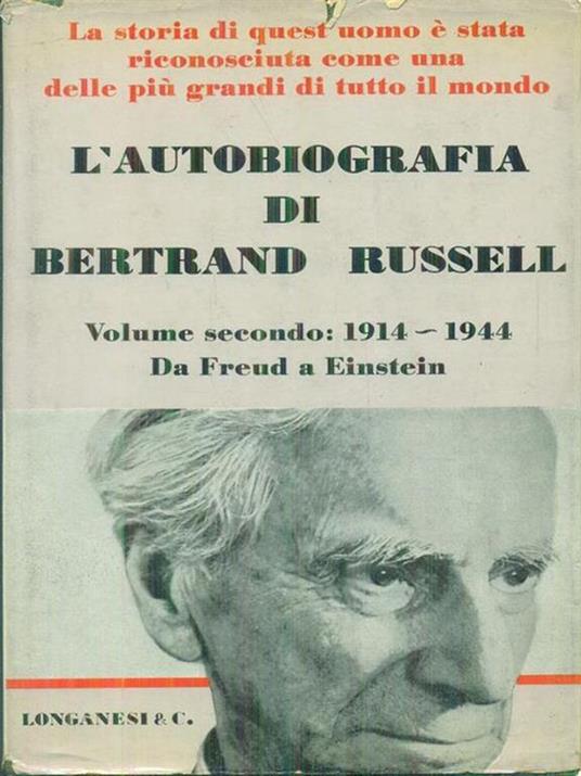 L' autobiografia vol. II: 1914-1944 - Bertrand Russell - copertina