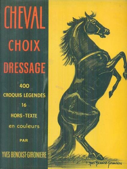 Cheval choix dressage - Yves Benoist-Gironiére - copertina