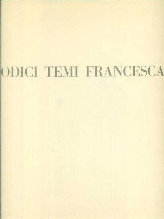Dodici temi francescani - Giorgio Scarpati - copertina