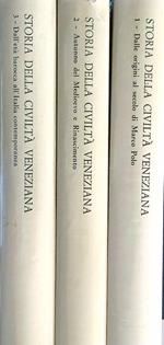 Storia della civiltà veneziana 3 voll.