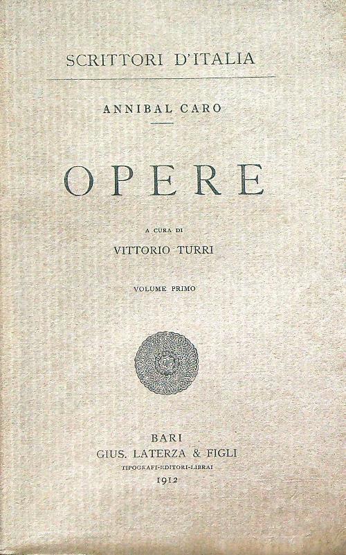 Opere vol. 1