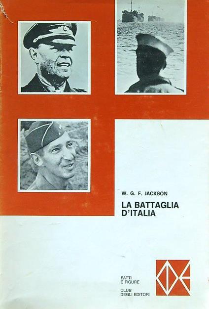 La battaglia d'Italia - F. Jackson - copertina