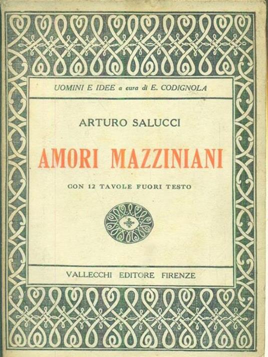 Amori mazziniani - Arturo Salucci - copertina