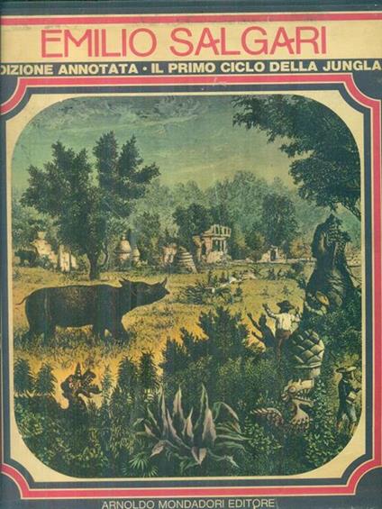 Il primo ciclo della jungla 2vv. - Emilio Salgari - copertina