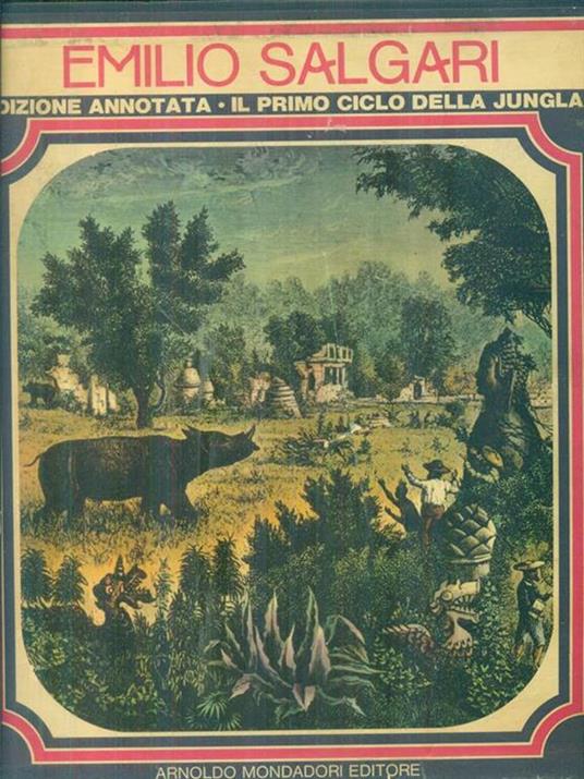 Il primo ciclo della jungla 2vv. - Emilio Salgari - copertina