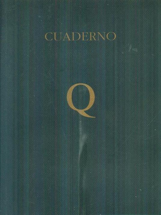 Cuaderno Q Angela Occhipinti opere 1995 - Angela Vettese - copertina