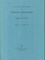 Atti del seminario sul diario postumo di Eugenio Montale