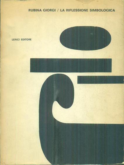 La riflessione simbologica - Rubina Giorgi - copertina