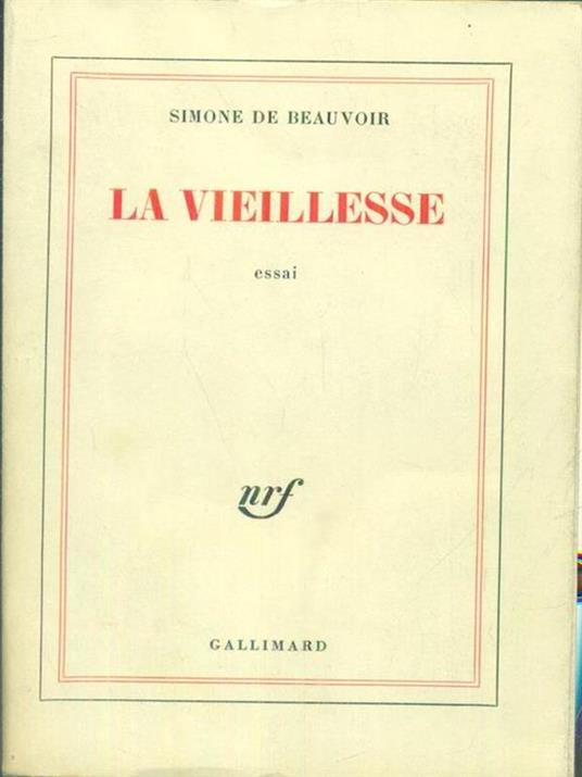 La vieillesse - Simone de Beauvoir - copertina