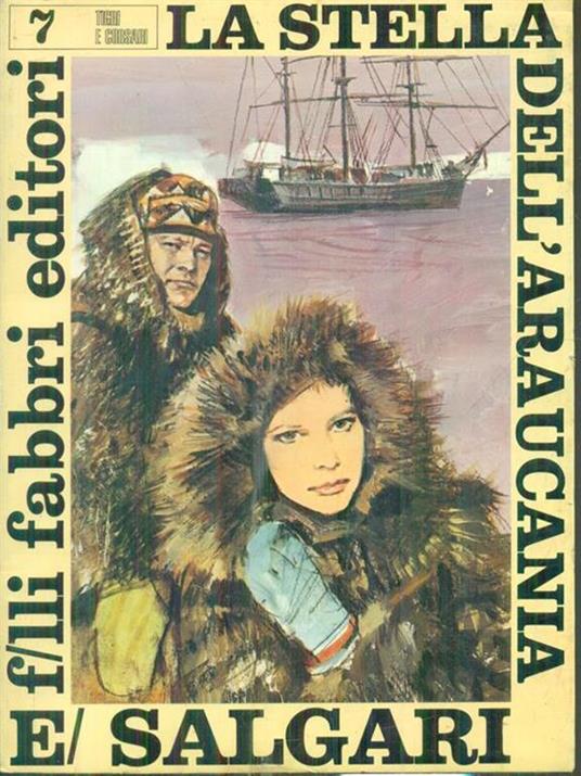 La stella dell'Araucania - Emilio Salgari - copertina