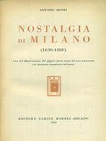 Nostalgia di Milano 1630-1880